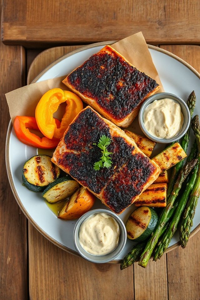cajun spiced blackened halibut recipe