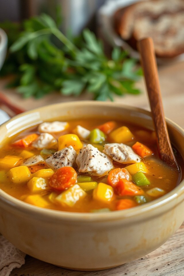 chicken vegetable soup recipe