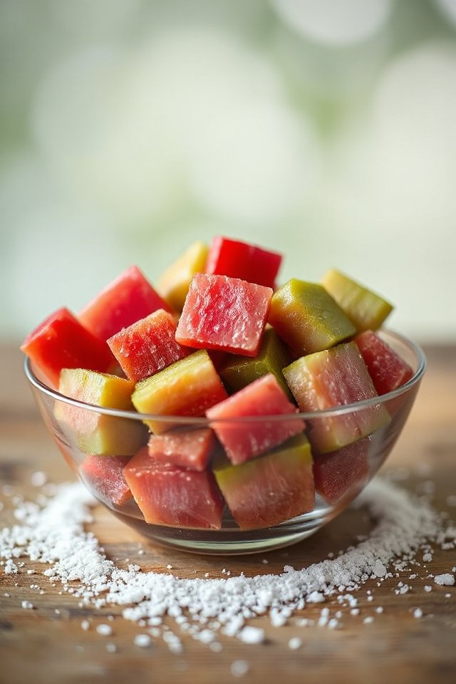 chilled rhubarb dessert recipe