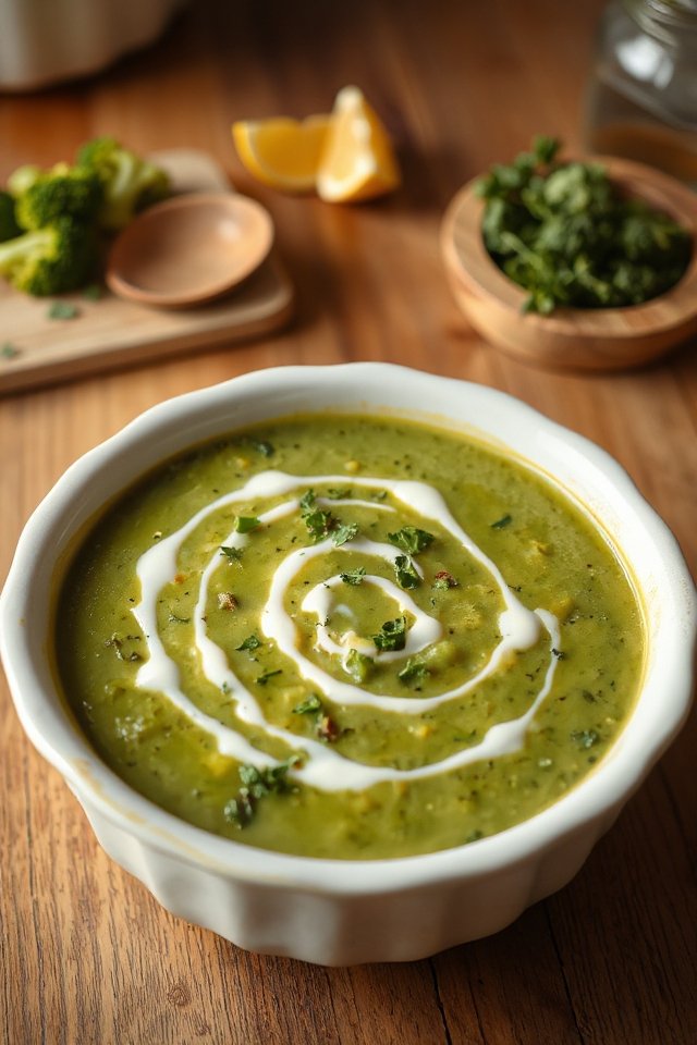 creamy broccoli soup recipe