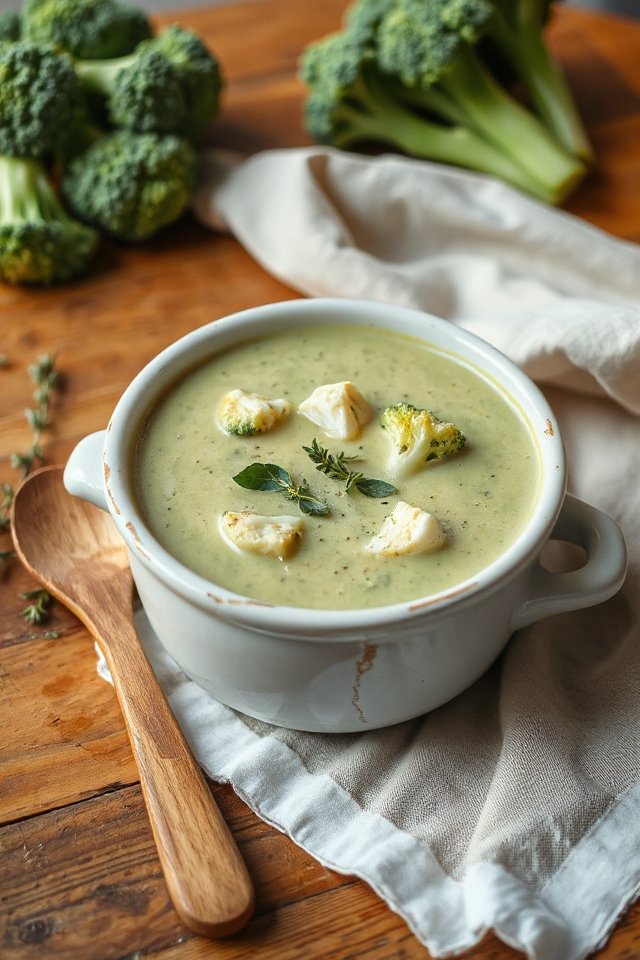 creamy broccoli soup recipe