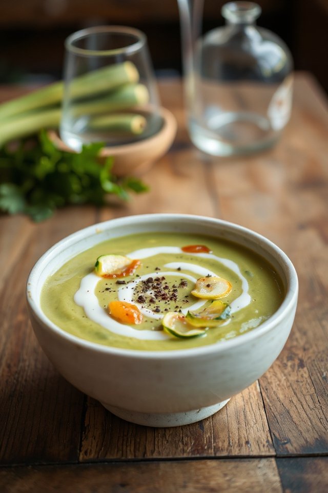 creamy zucchini soup recipe