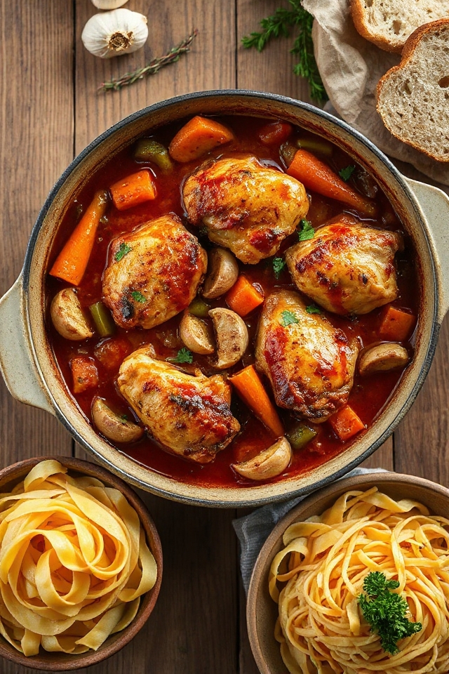 crispy braised chicken thighs