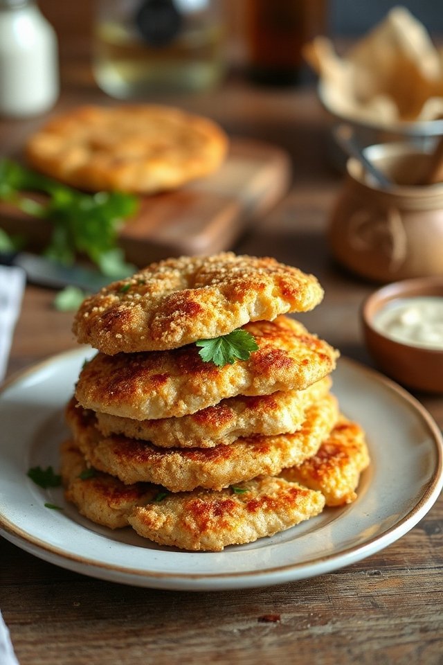 crispy flavorful chicken cutlets