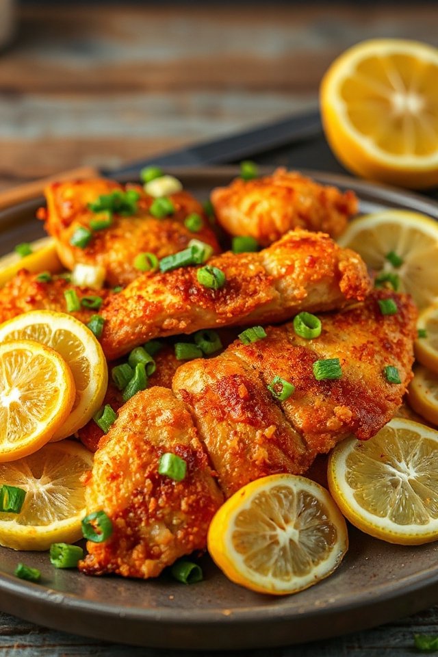 crispy lemon chicken delight