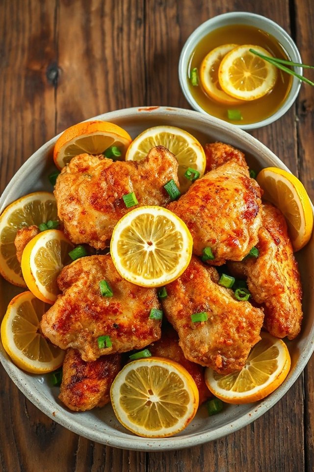 crispy lemon chicken recipe