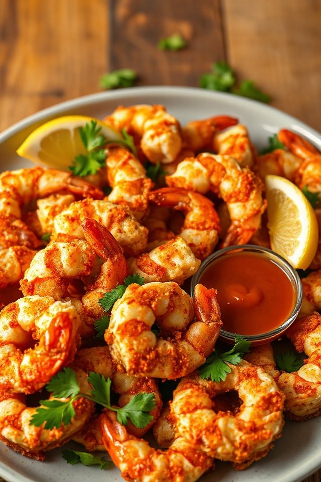 crispy spicy cajun shrimp
