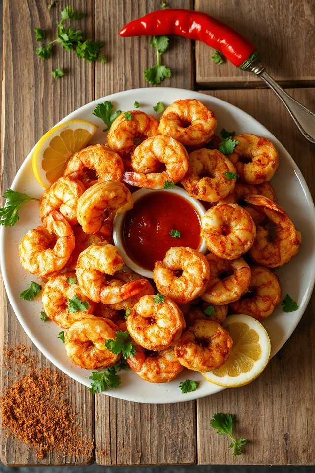 crispy spicy cajun shrimp