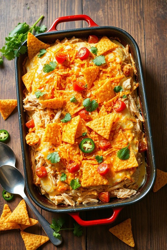 crunchy chicken with doritos