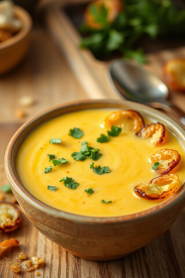 curried cauliflower soup delight