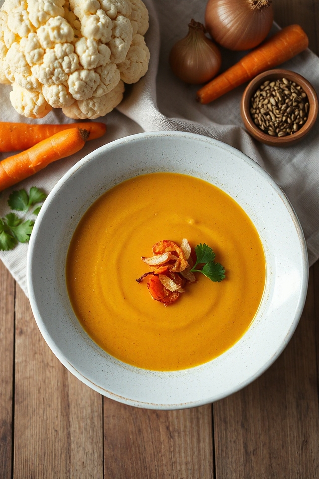 curried cauliflower soup recipe