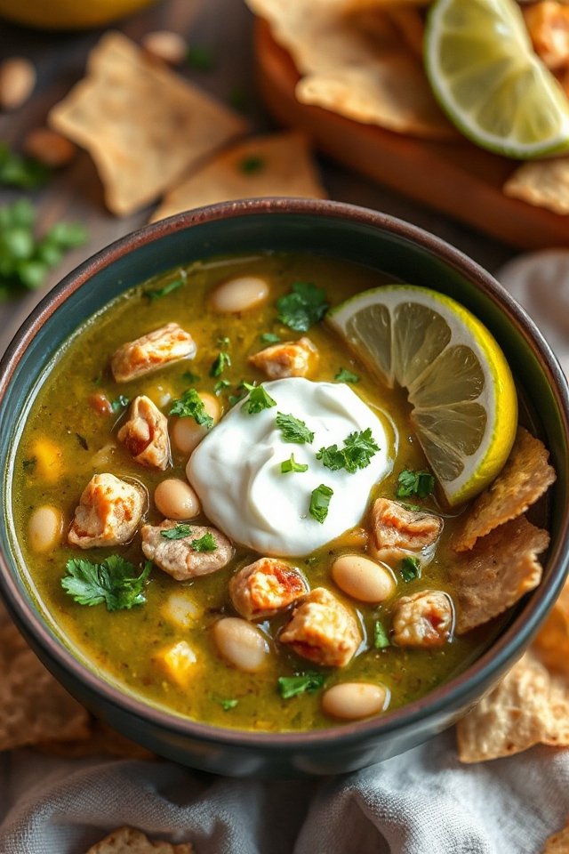 delicious turkey tortilla soup