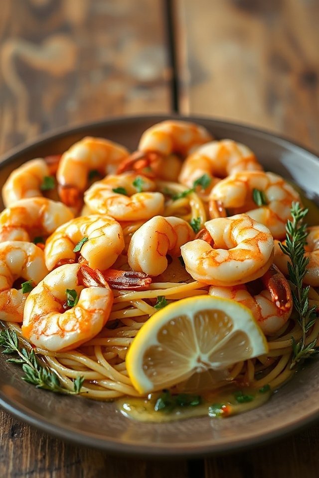 garlic oregano shrimp scampi recipe