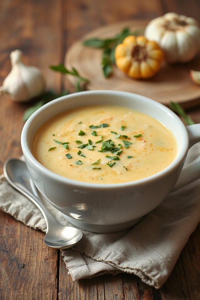 garlic soup recipe instructions