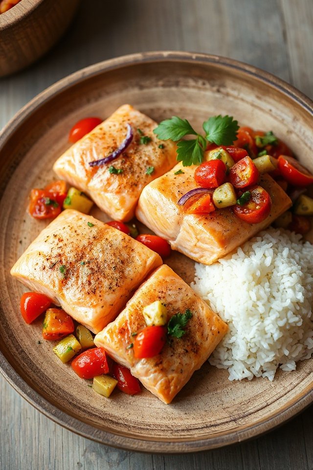 ginger infused salmon fillet recipe