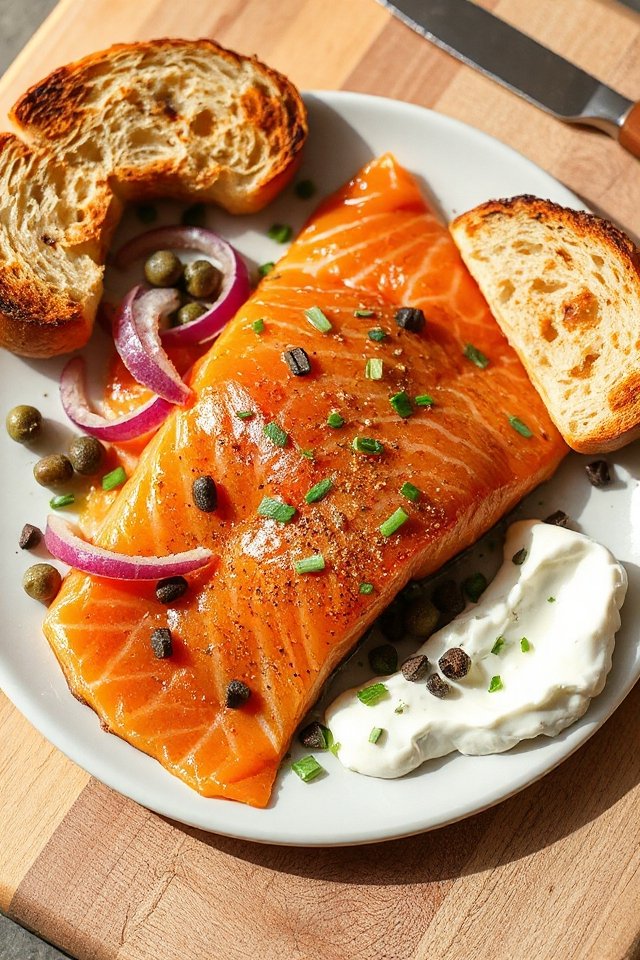 ginger infused smoked salmon recipe