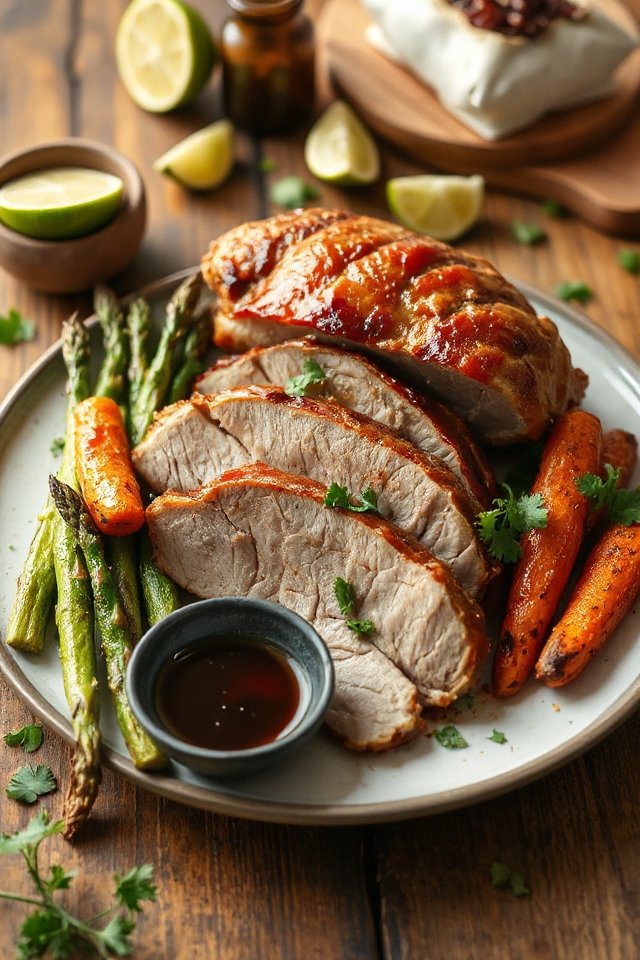 ginger soy glazed pork tenderloin