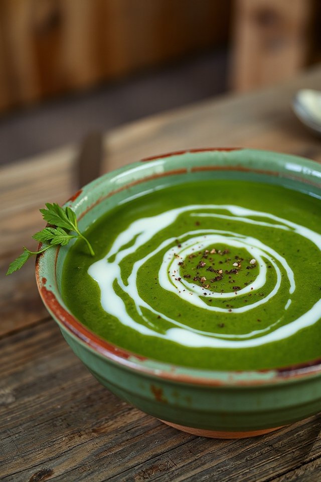 healthy spinach soup recipe