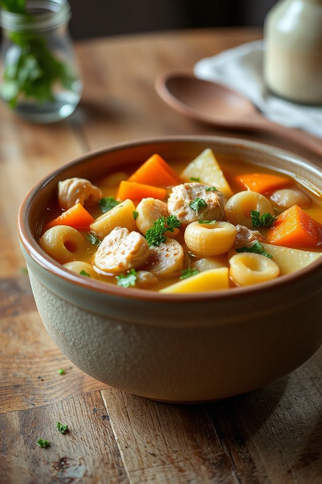 hearty chicken vegetable soup