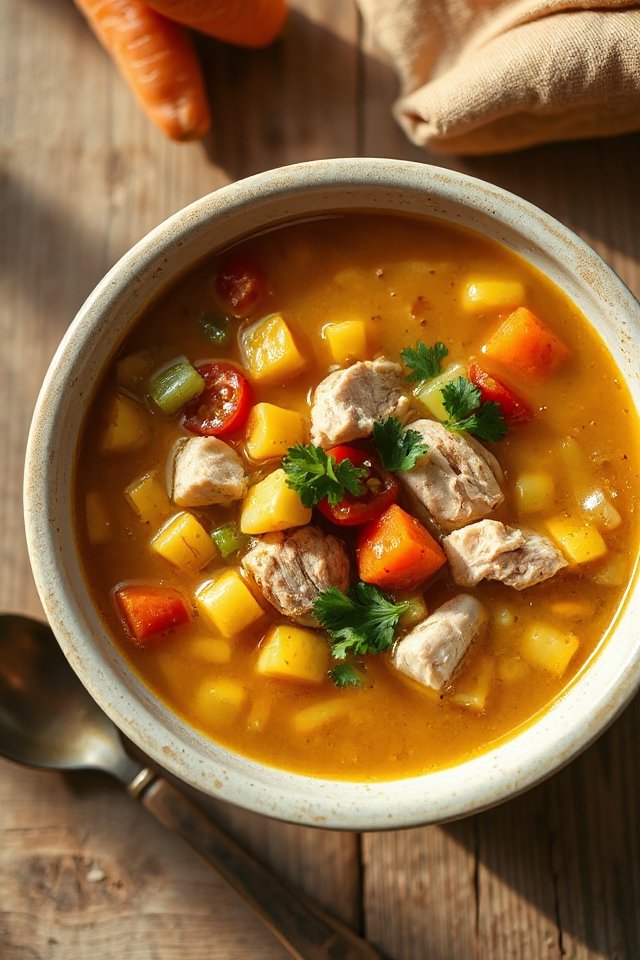 hearty chicken vegetable soup
