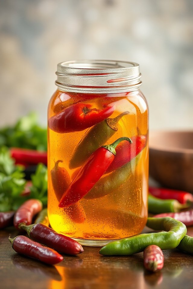 homemade hot pepper vinegar