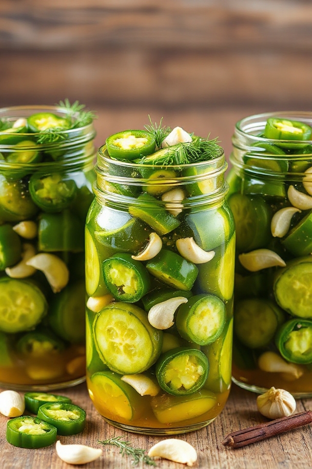 homemade spicy dill pickles