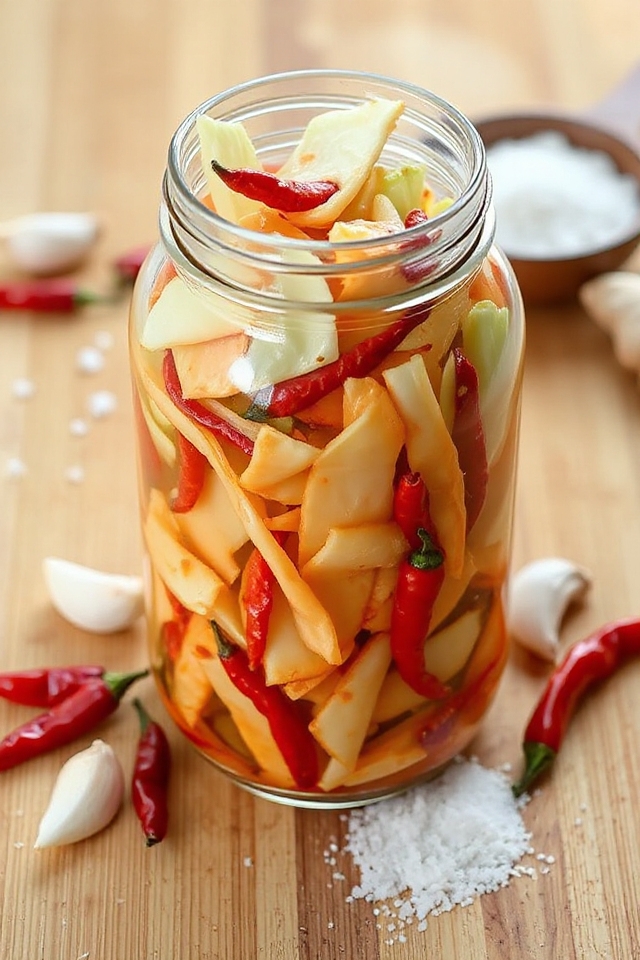 kim chi recipe instructions provided