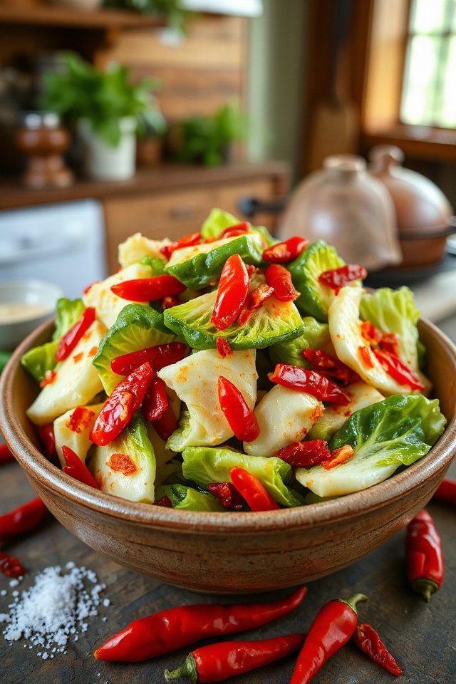 make spicy napa cabbage