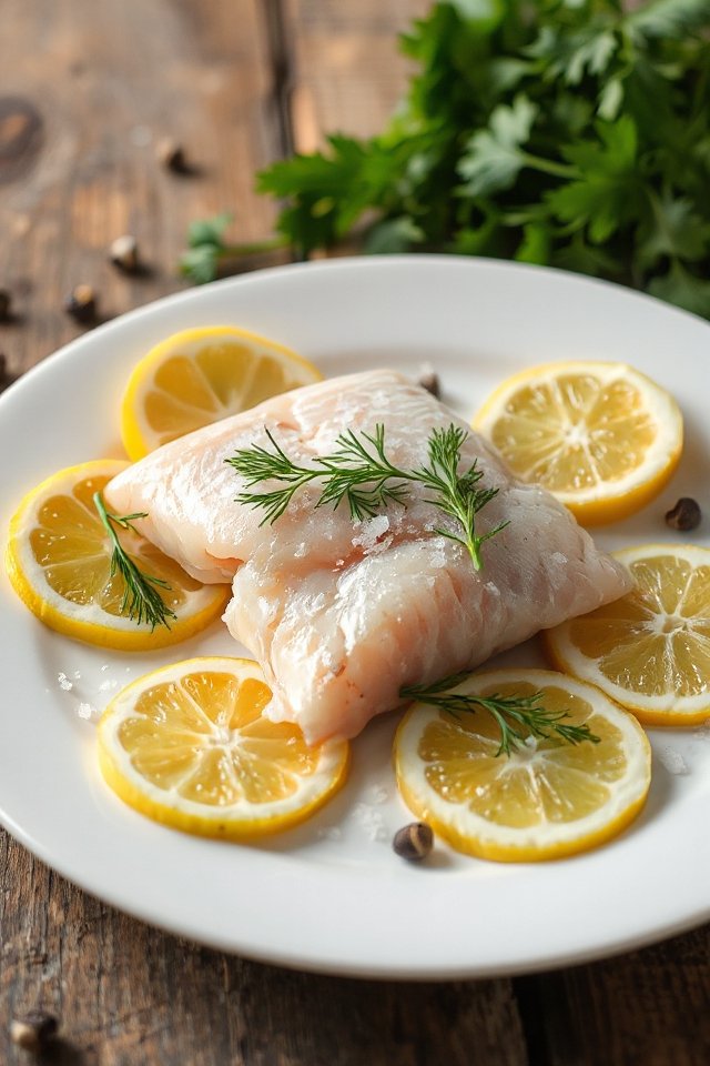 poach fish in flavorful broth