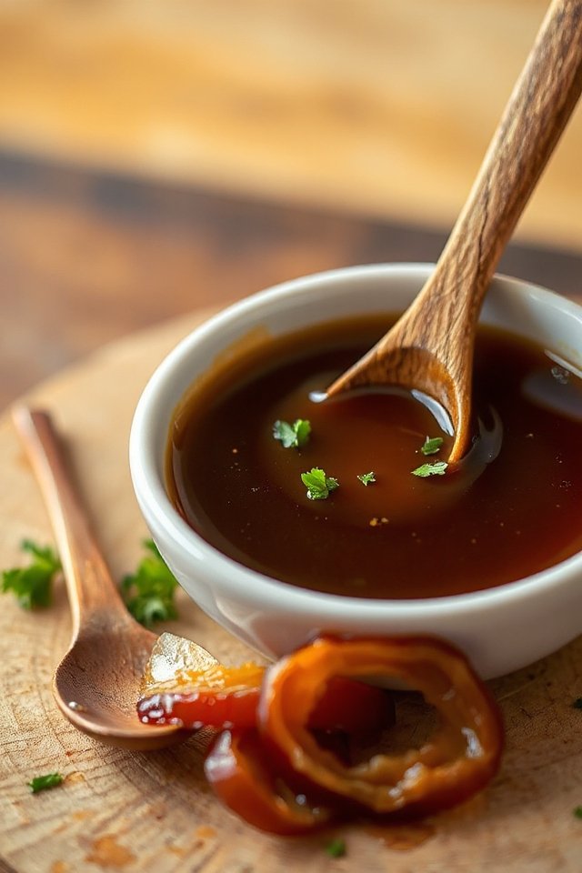 rich red onion au jus