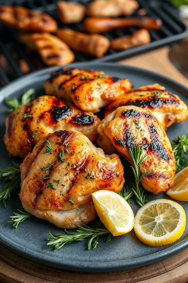 rosemary infused grilled chicken