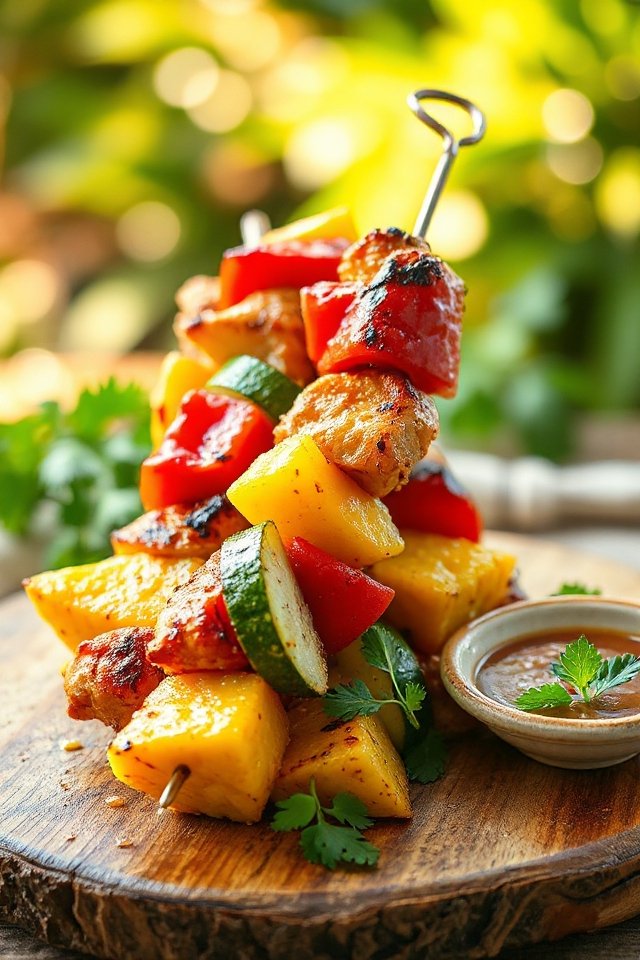 tropical chicken kebab adventure