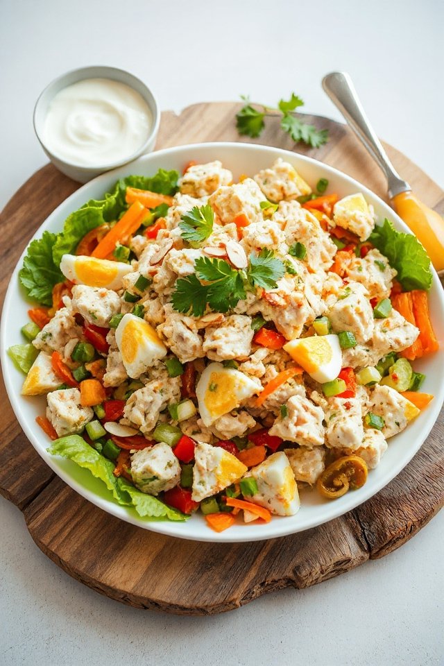 veggie filled tuna salad recipe