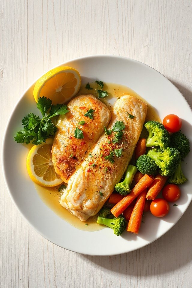 zesty lemon butter fish