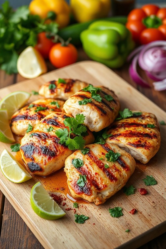 zesty marinated grilled chicken